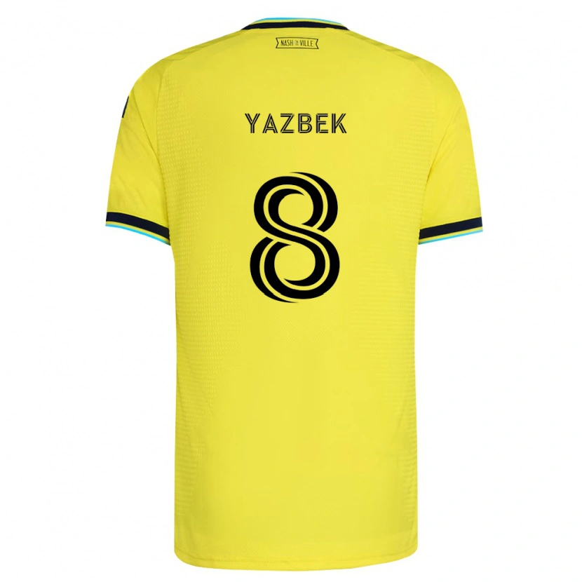 Danxen Kid Patrick Yazbek #8 Bright Yellow Navy Blue Home Jersey 2026/27 T-Shirt