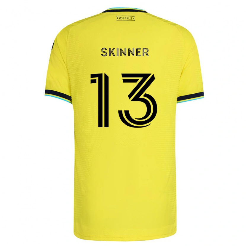 Danxen Kid Joey Skinner #13 Bright Yellow Navy Blue Home Jersey 2026/27 T-Shirt