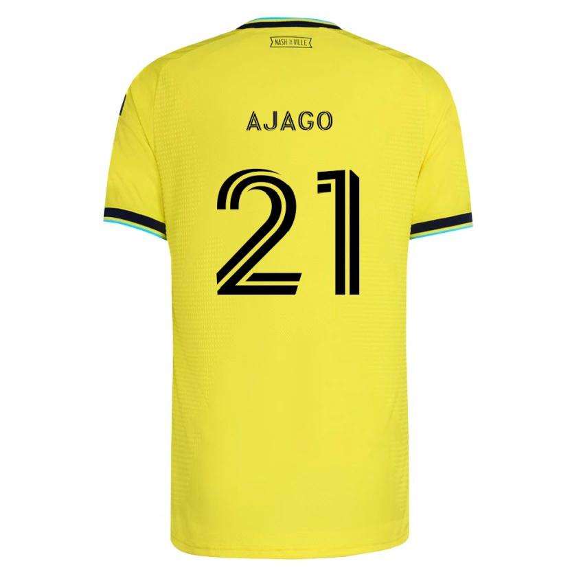 Danxen Kid Forster Ajago #21 Bright Yellow Navy Blue Home Jersey 2026/27 T-Shirt