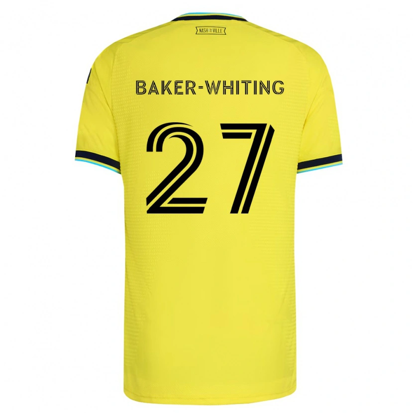 Danxen Kid Reed Baker-Whiting #27 Bright Yellow Navy Blue Home Jersey 2026/27 T-Shirt