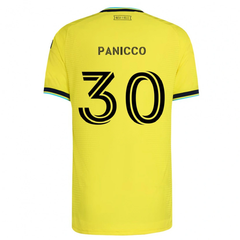 Danxen Kid Elliot Panicco #30 Bright Yellow Navy Blue Home Jersey 2026/27 T-Shirt