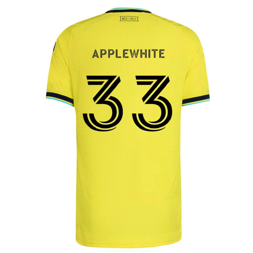 Danxen Kid Christopher Applewhite #33 Bright Yellow Navy Blue Home Jersey 2026/27 T-Shirt