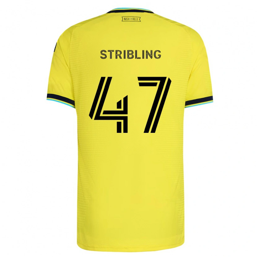 Danxen Kid Liam Stribling #47 Bright Yellow Navy Blue Home Jersey 2026/27 T-Shirt