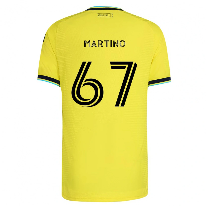 Danxen Kid Ben Martino #67 Bright Yellow Navy Blue Home Jersey 2026/27 T-Shirt