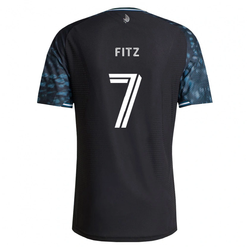 Danxen Kid Dominik Fitz #7 Black White Home Jersey 2026/27 T-Shirt