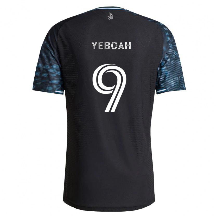 Danxen Kid Kelvin Yeboah #9 Black White Home Jersey 2026/27 T-Shirt