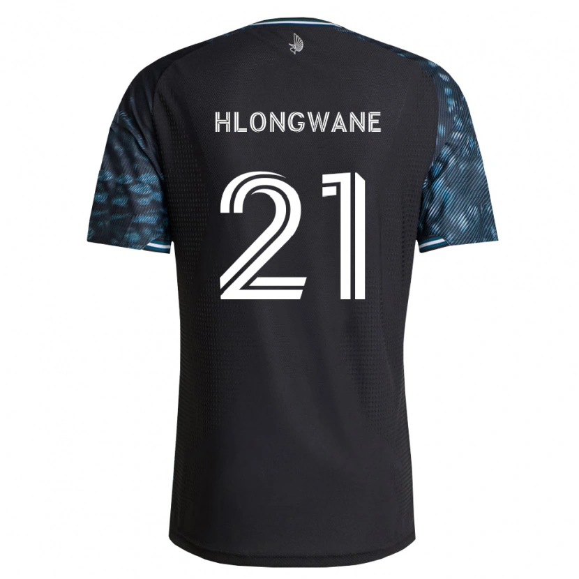 Danxen Kid Bongokuhle Hlongwane #21 Black White Home Jersey 2026/27 T-Shirt