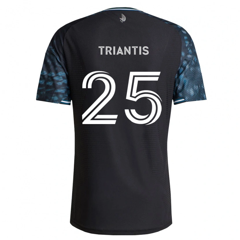 Danxen Kid Nectarios Triantis #25 Black White Home Jersey 2026/27 T-Shirt