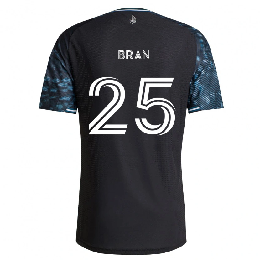 Danxen Kid Alejandro Bran #25 Black White Home Jersey 2026/27 T-Shirt