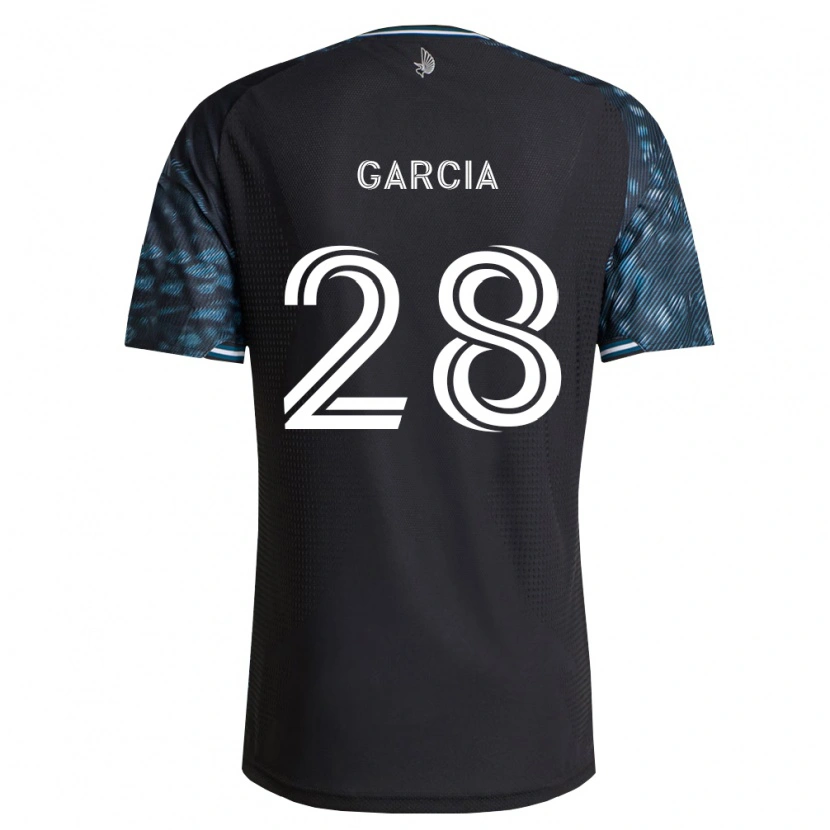 Danxen Kid Mender García #28 Black White Home Jersey 2026/27 T-Shirt
