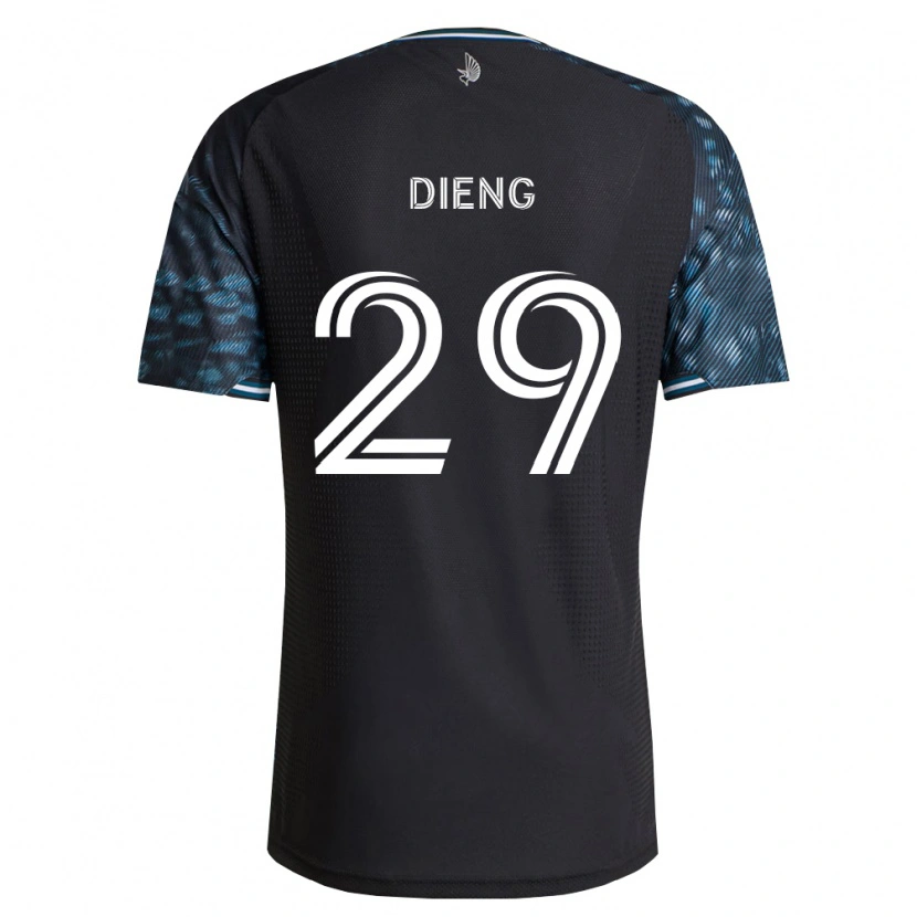 Danxen Kid Mamadou Dieng #29 Black White Home Jersey 2026/27 T-Shirt