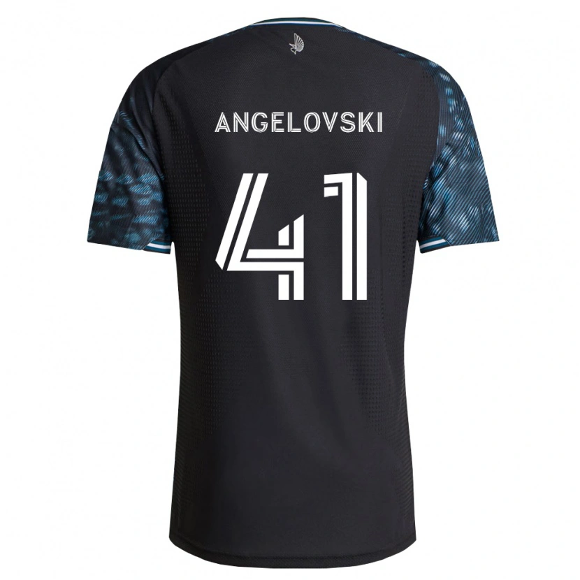 Danxen Kid Lazar Angelovski #41 Black White Home Jersey 2026/27 T-Shirt