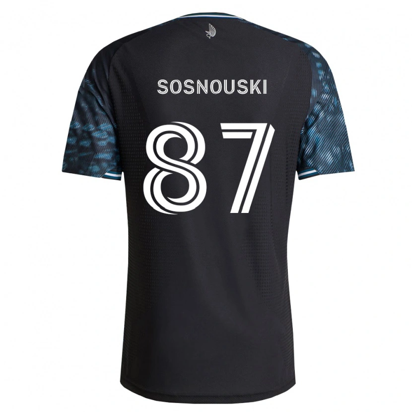 Danxen Kid Justin Sosnouski #87 Black White Home Jersey 2026/27 T-Shirt