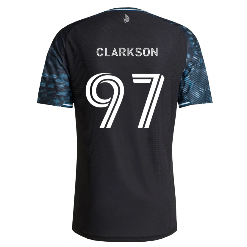 Danxen Kid Jack Clarkson #97 Black White Home Jersey 2026/27 T-Shirt