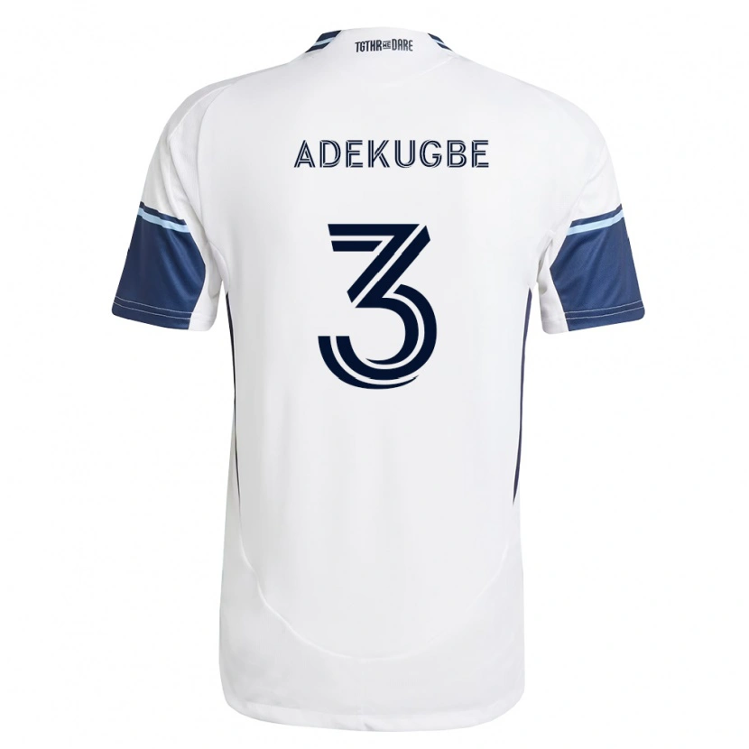 Danxen Kid Sam Adekugbe #3 White Royal Blue Home Jersey 2026/27 T-Shirt