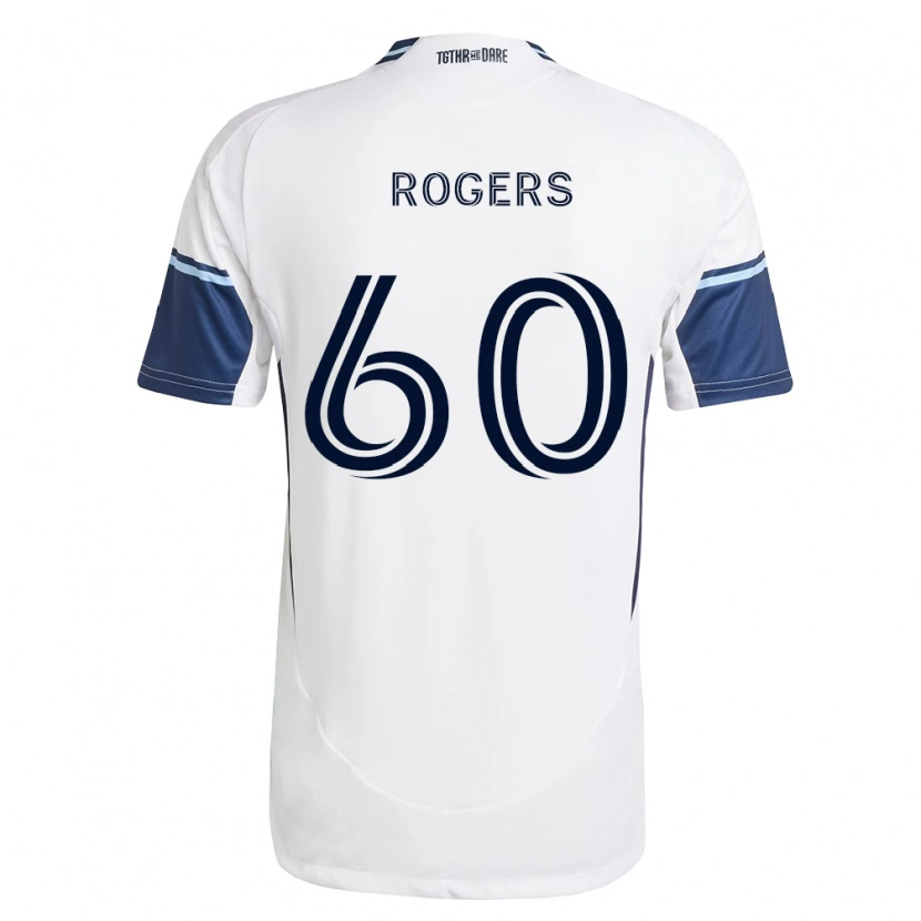 Danxen Kid Sam Rogers #60 White Royal Blue Home Jersey 2026/27 T-Shirt