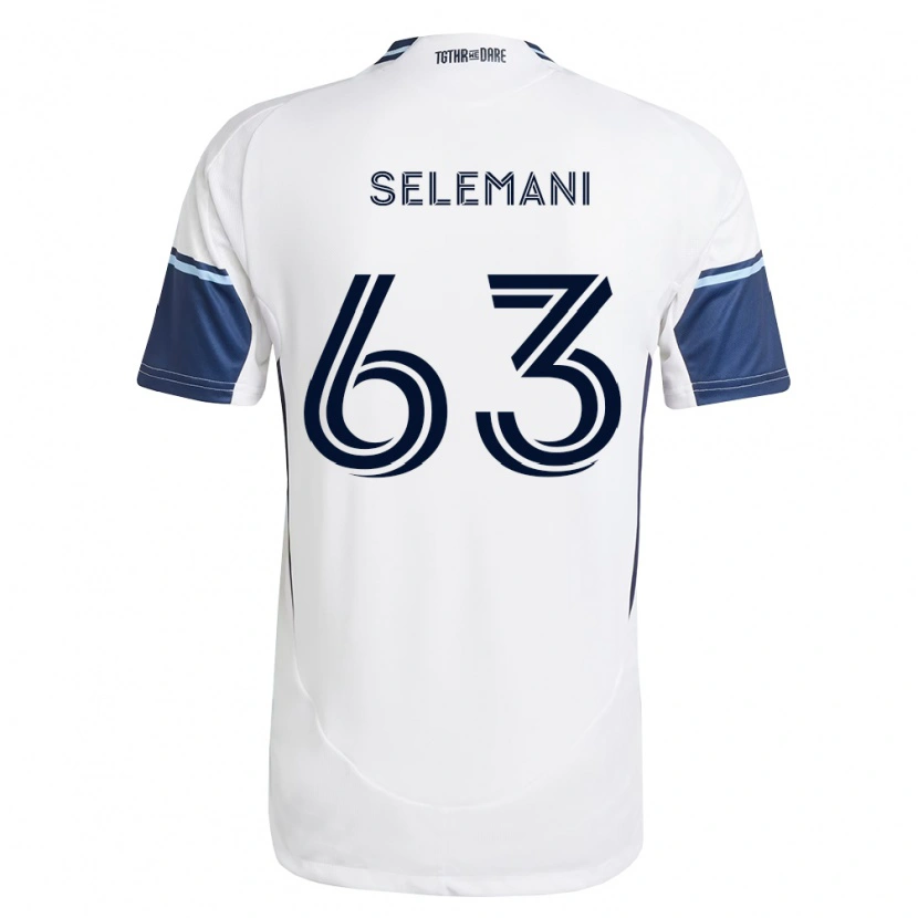 Danxen Kid Johnny Selemani #63 White Royal Blue Home Jersey 2026/27 T-Shirt