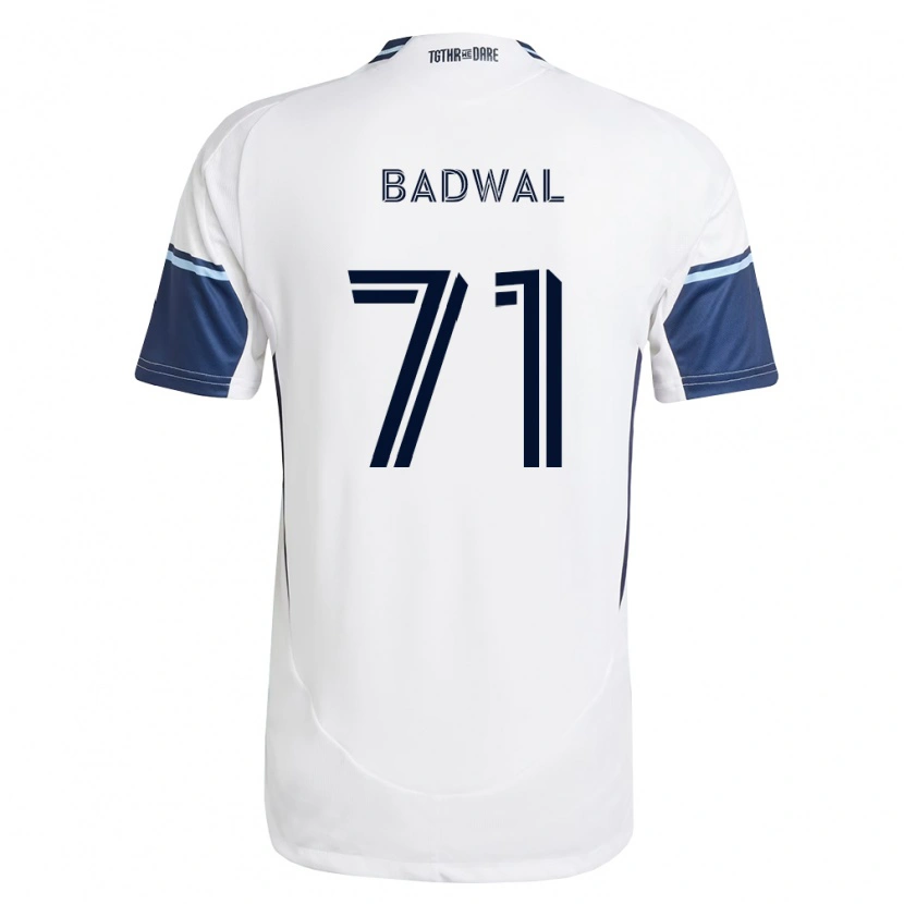 Danxen Kid Manav Badwal #71 White Royal Blue Home Jersey 2026/27 T-Shirt