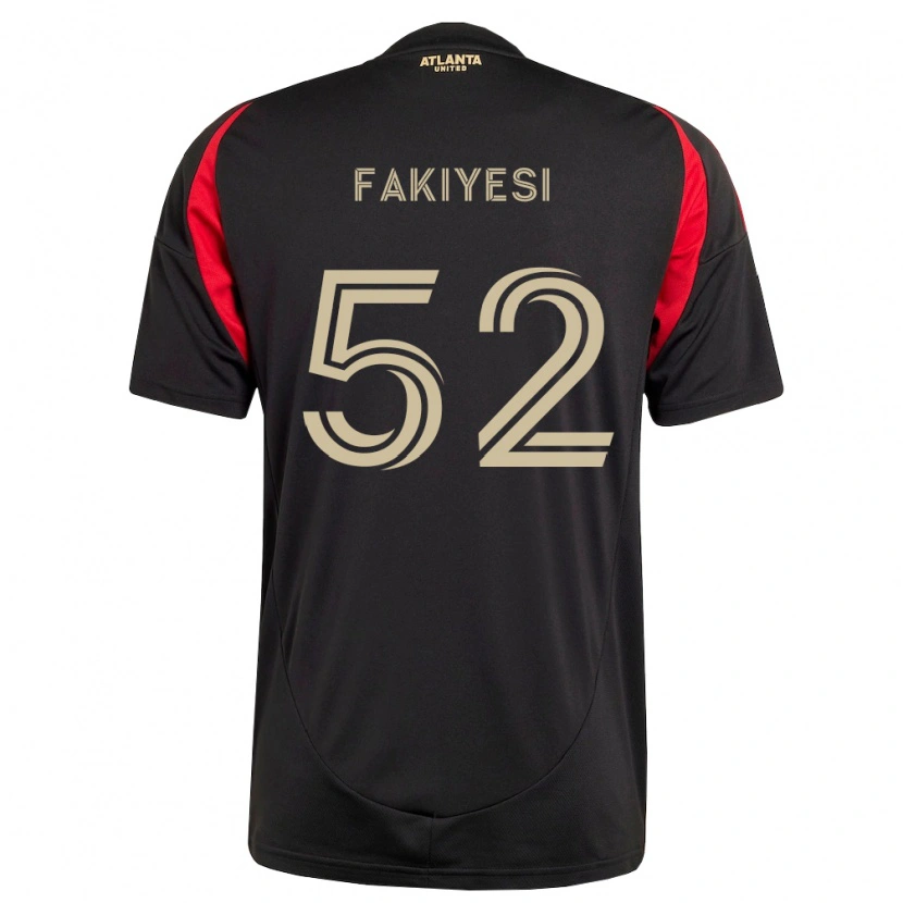 Danxen Kid Seyi Fakiyesi #52 Black Red Home Jersey 2026/27 T-Shirt