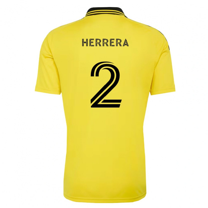 Danxen Kid Andrés Herrera #2 Yellow Black Home Jersey 2026/27 T-Shirt