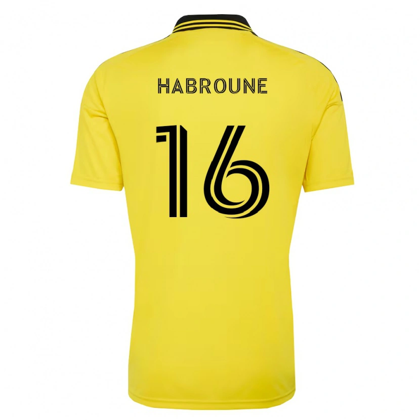 Danxen Kid Taha Habroune #16 Yellow Black Home Jersey 2026/27 T-Shirt