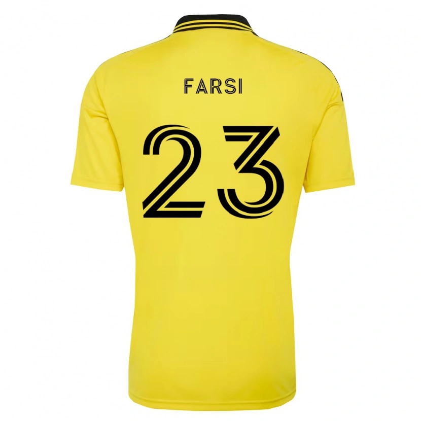 Danxen Kid Mohamed Farsi #23 Yellow Black Home Jersey 2026/27 T-Shirt