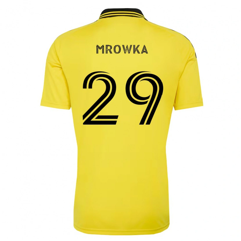 Danxen Kid Cole Mrowka #29 Yellow Black Home Jersey 2026/27 T-Shirt