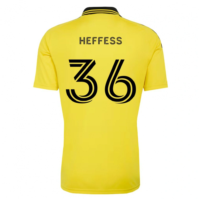 Danxen Kid Isaac Heffess #36 Yellow Black Home Jersey 2026/27 T-Shirt