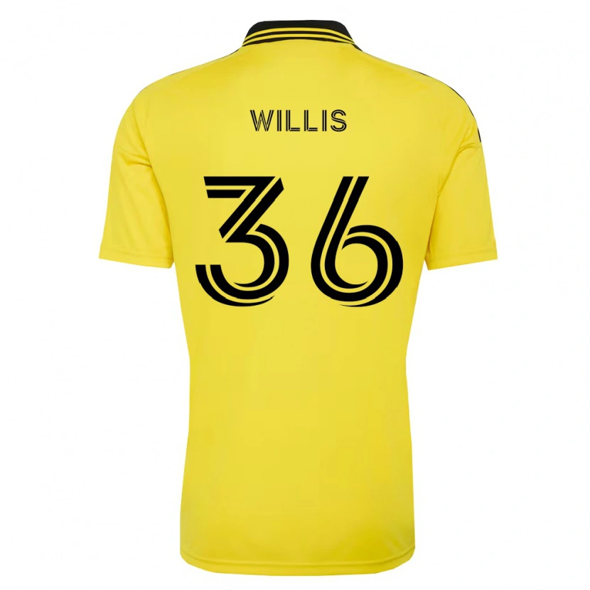 Danxen Kid Pharrell Willis #36 Yellow Black Home Jersey 2026/27 T-Shirt