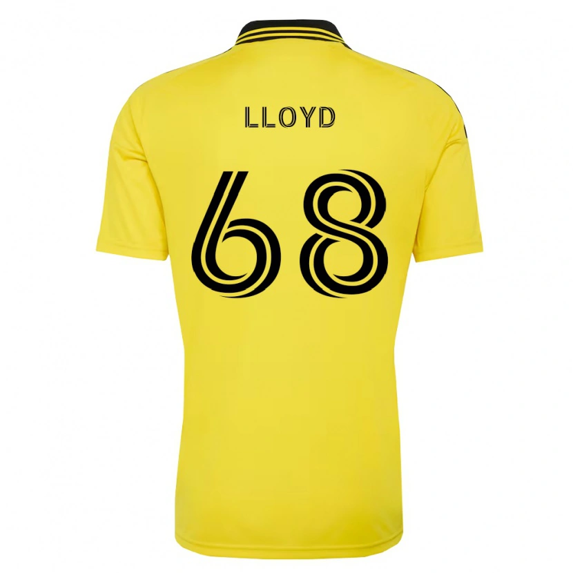 Danxen Kid Zach Lloyd #68 Yellow Black Home Jersey 2026/27 T-Shirt