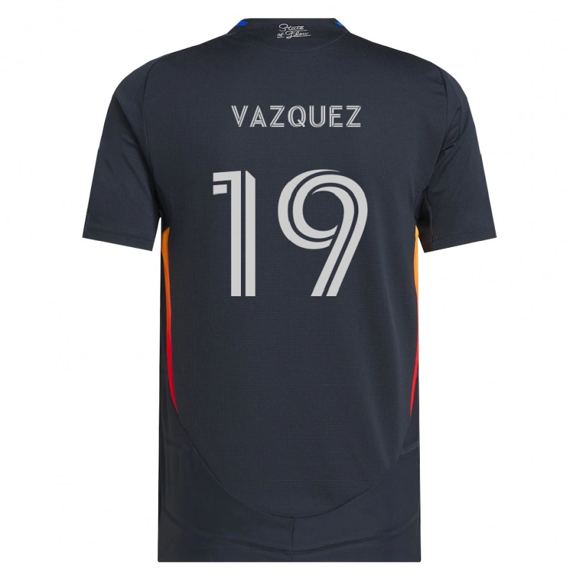 Danxen Kid David Vazquez #19 Dark Gray Red Home Jersey 2026/27 T-Shirt