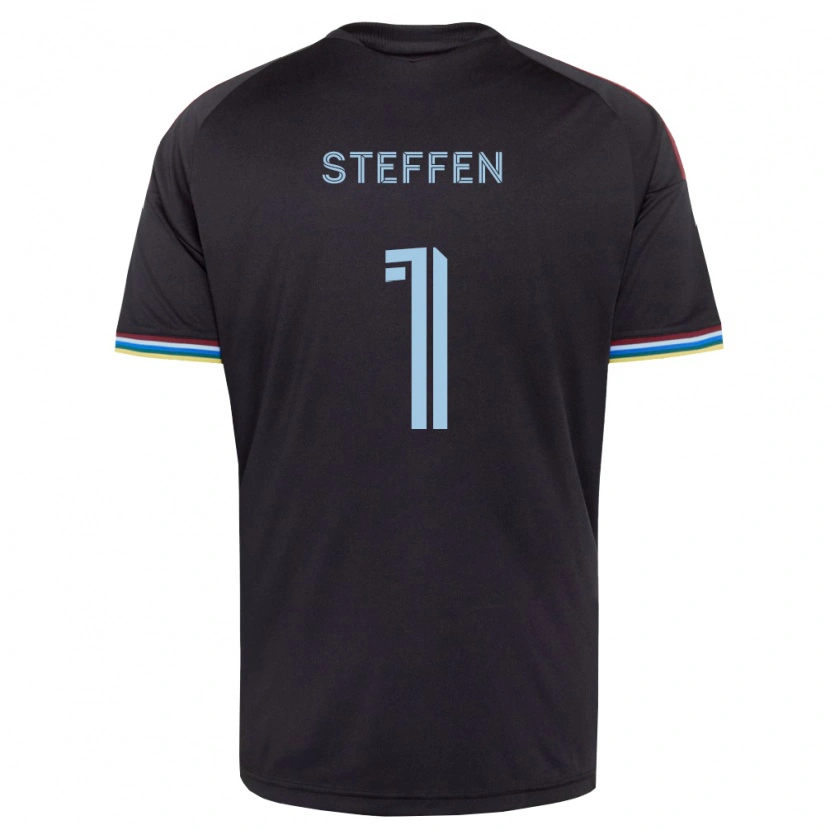 Danxen Kid Zack Steffen #1 Black Sky Blue Home Jersey 2026/27 T-Shirt