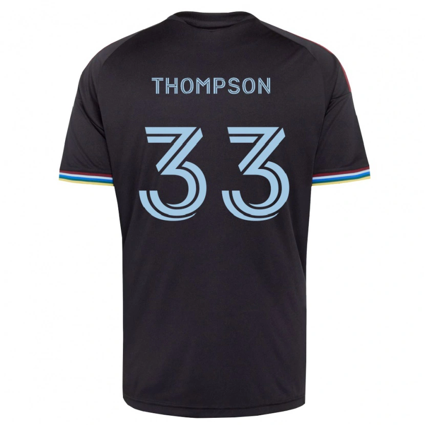 Danxen Kid Kosi Thompson #33 Black Sky Blue Home Jersey 2026/27 T-Shirt