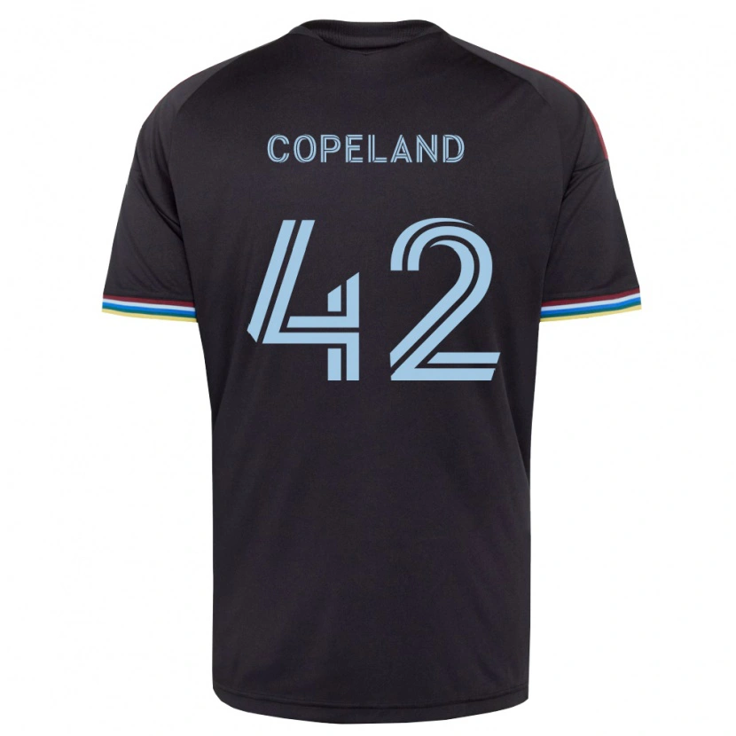 Danxen Kid Josh Copeland #42 Black Sky Blue Home Jersey 2026/27 T-Shirt