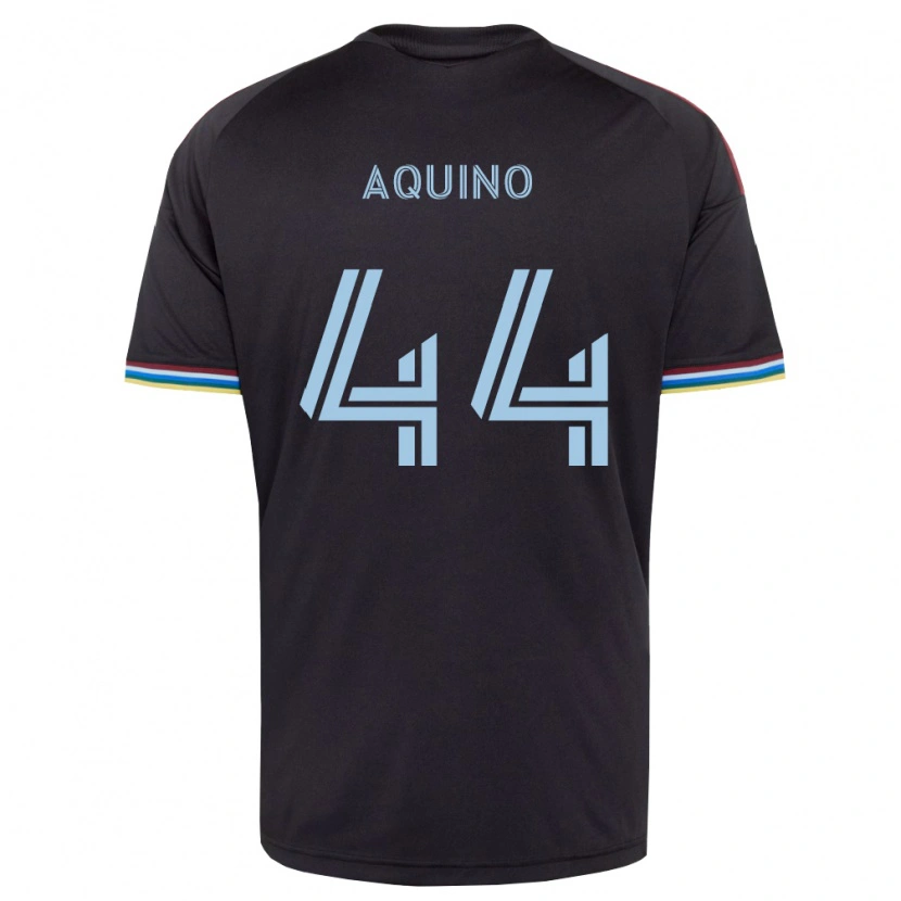 Danxen Kid Chris Aquino #44 Black Sky Blue Home Jersey 2026/27 T-Shirt