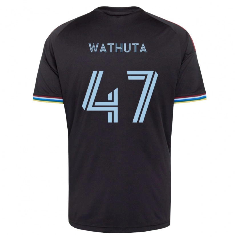 Danxen Kid Sydney Wathuta #47 Black Sky Blue Home Jersey 2026/27 T-Shirt