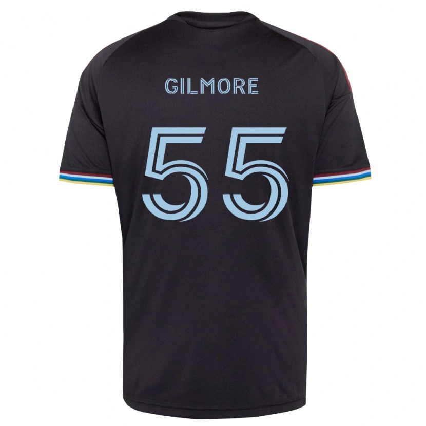 Danxen Kid Grant Gilmore #55 Black Sky Blue Home Jersey 2026/27 T-Shirt