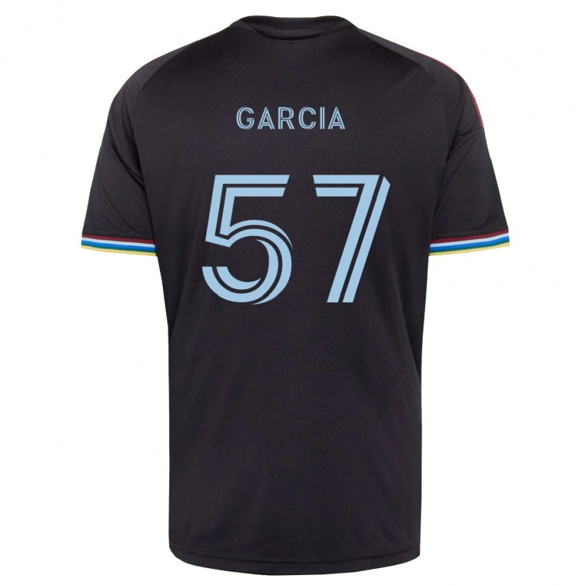 Danxen Kid Rogelio Garcia #57 Black Sky Blue Home Jersey 2026/27 T-Shirt