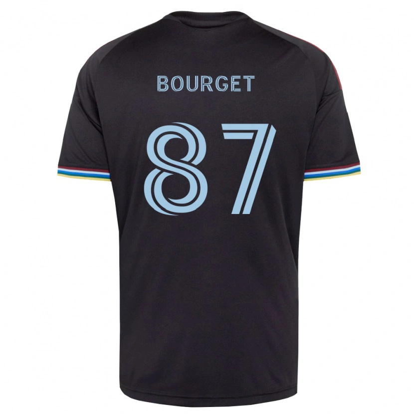 Danxen Kid Sebastian Bourget #87 Black Sky Blue Home Jersey 2026/27 T-Shirt