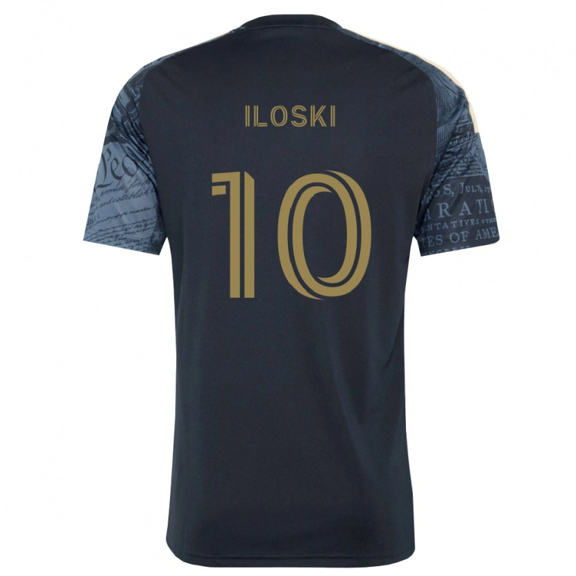 Danxen Kid Milan Iloski #10 Navy Blue Brown Home Jersey 2026/27 T-Shirt