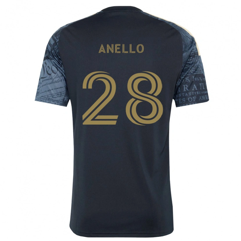 Danxen Kid Agustín Anello #28 Navy Blue Brown Home Jersey 2026/27 T-Shirt