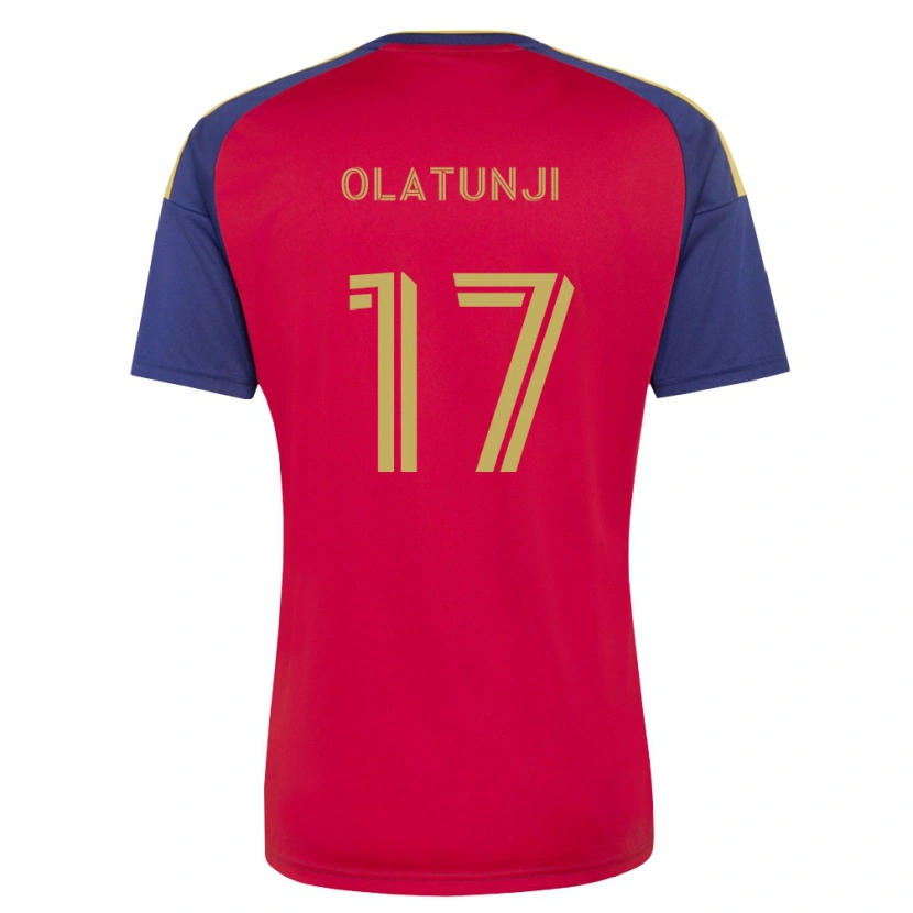 Danxen Kid Victor Olatunji #17 Royal Blue Brown Red Home Jersey 2026/27 T-Shirt