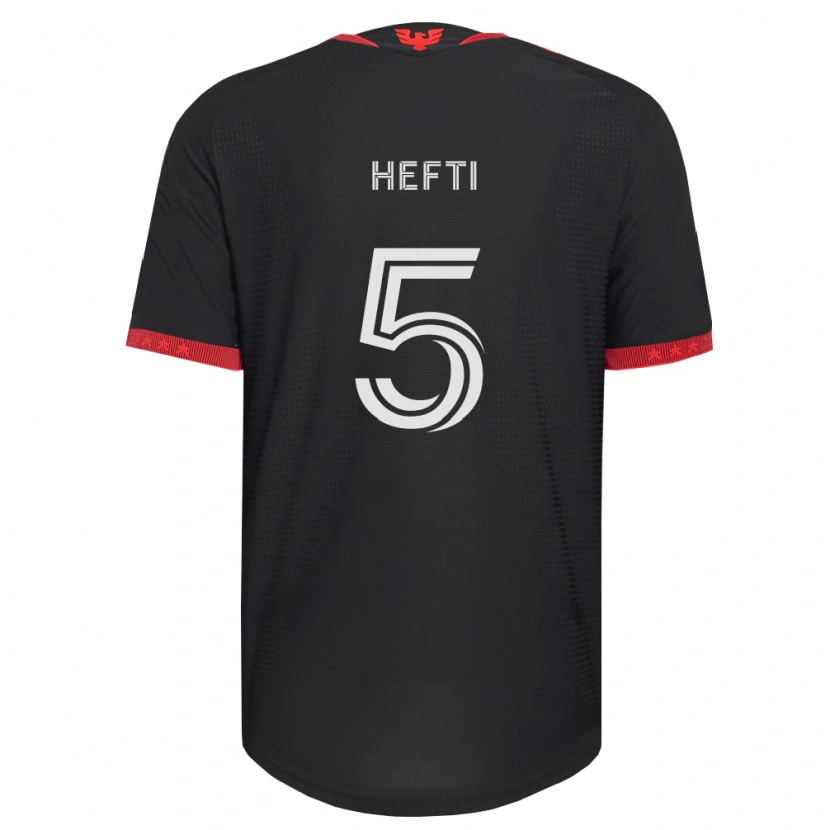 Danxen Kid Silvan Hefti #5 Black White Red Home Jersey 2026/27 T-Shirt