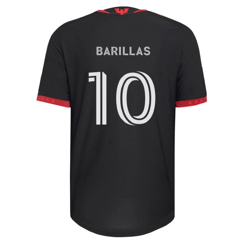 Danxen Kid Mayson Barillas #10 Black White Red Home Jersey 2026/27 T-Shirt