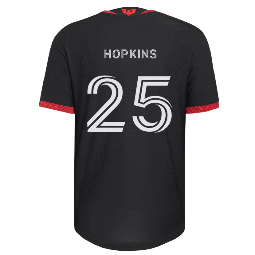 Danxen Kid Jackson Hopkins #25 Black White Red Home Jersey 2026/27 T-Shirt