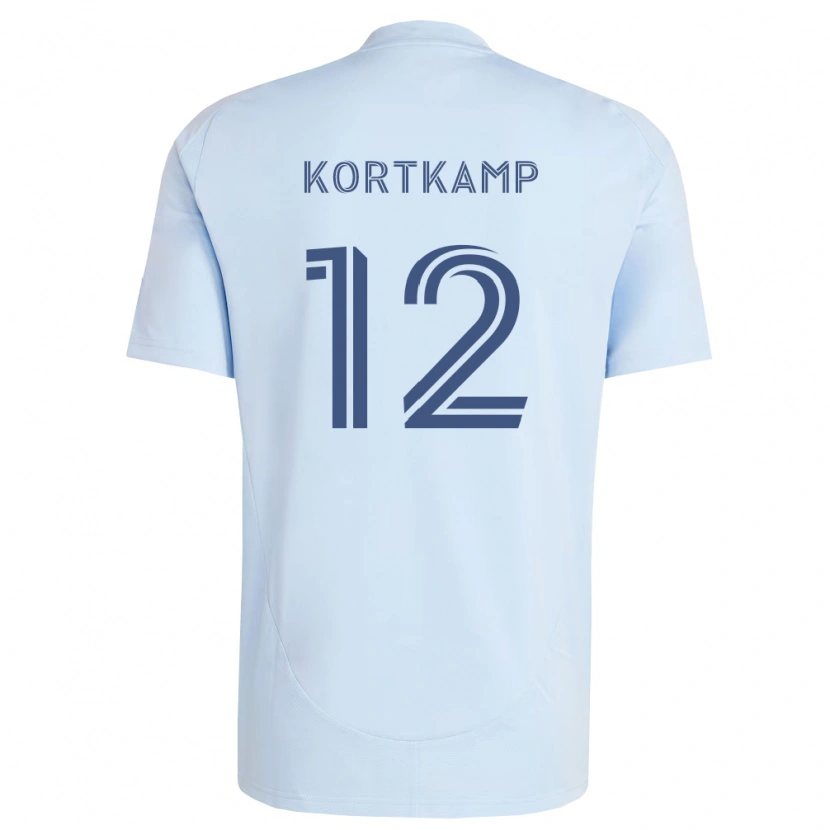 Danxen Kid Jack Kortkamp #12 Light Blue Light Grey Home Jersey 2026/27 T-Shirt