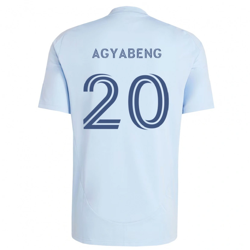 Danxen Kid Kwaku Agyabeng #20 Light Blue Light Grey Home Jersey 2026/27 T-Shirt
