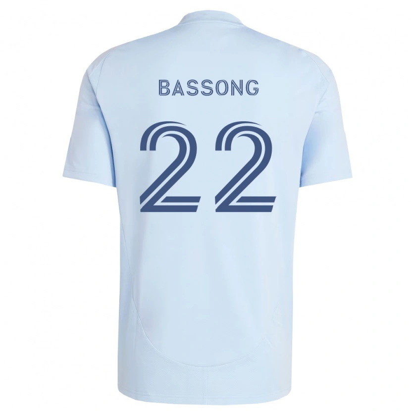 Danxen Kid Zorhan Bassong #22 Light Blue Light Grey Home Jersey 2026/27 T-Shirt