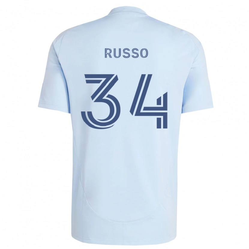 Danxen Kid Daniel Russo #34 Light Blue Light Grey Home Jersey 2026/27 T-Shirt