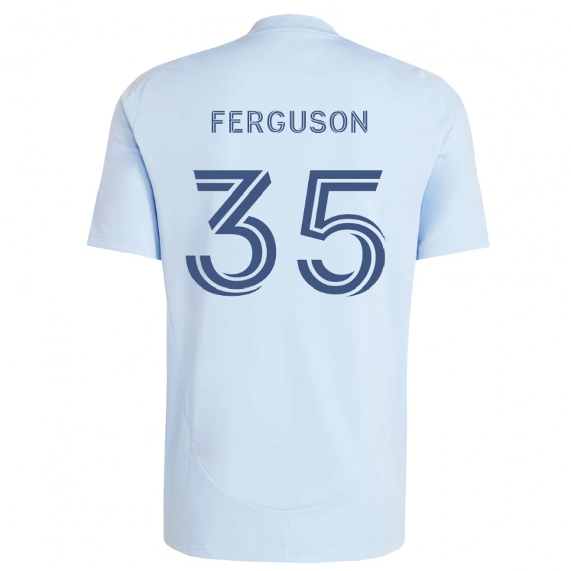 Danxen Kid Mitchell Ferguson #35 Light Blue Light Grey Home Jersey 2026/27 T-Shirt